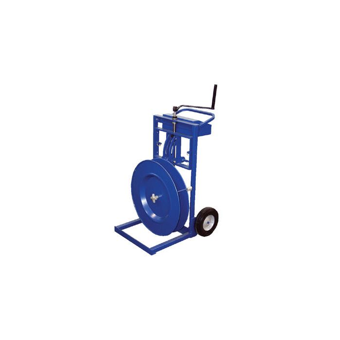Vestil STRAP-VH Vertical and Horizontal Use Strapping and Banding Cart for Poly and Steel Strapping