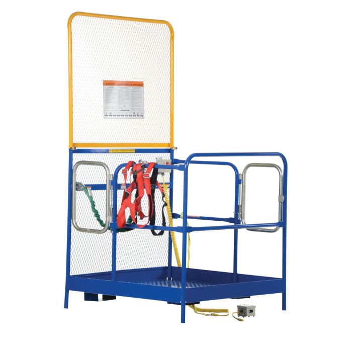Vestil Fork Truck Work Platforms with Double Doors