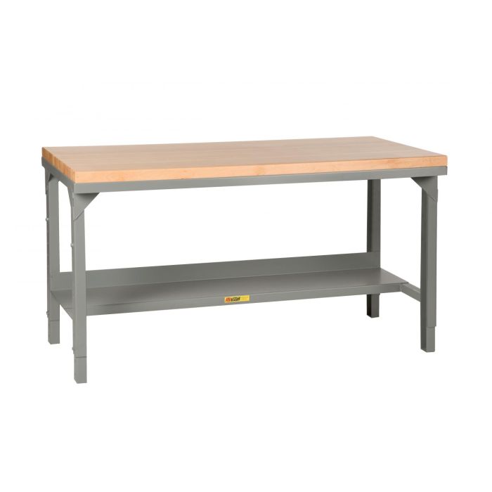 Little Giant Steel Welded Workbenches with Butcher Block Top