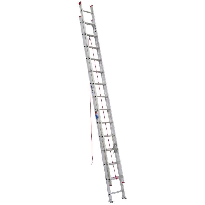 Werner D1100-2 Type III Aluminum D-Rung Extension Ladder