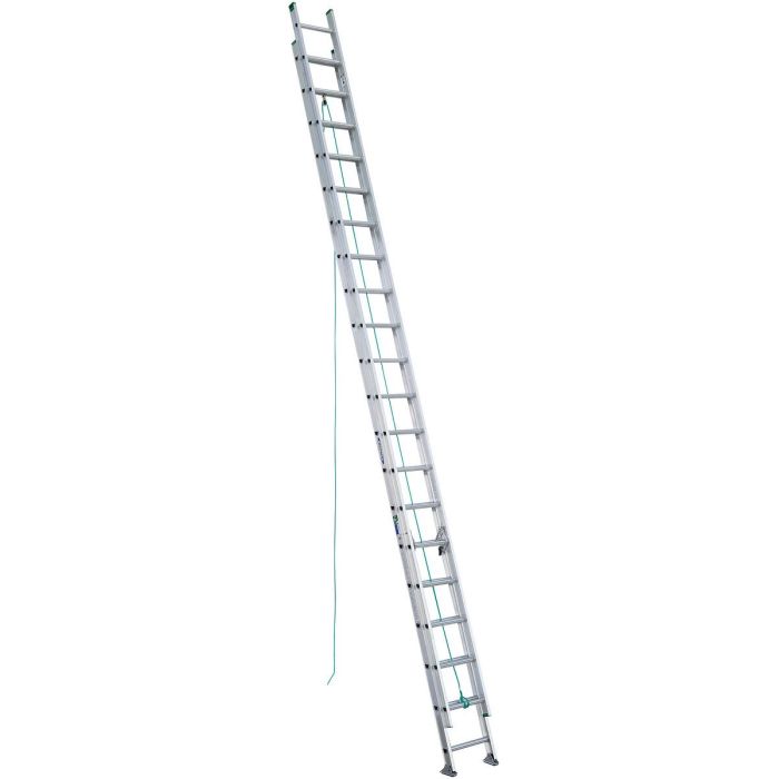 Werner D1200-2 Type II Aluminum D-Rung Extension Ladder