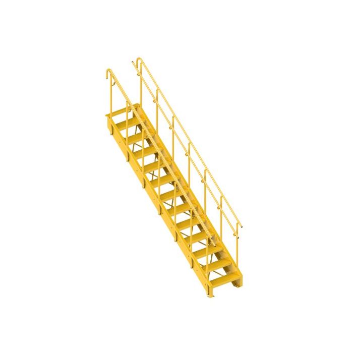 Lapeyre Industrial Stair - Powder Coat Carbon Steel
