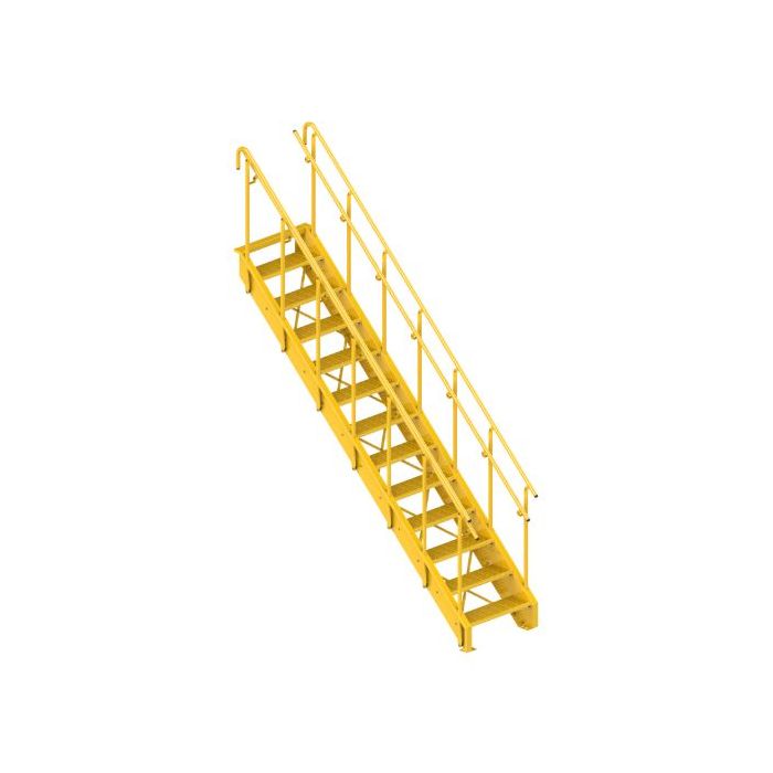 Lapeyre Industrial Stair - Powder Coat Carbon Steel