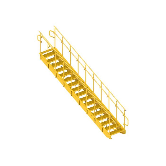 Lapeyre Industrial Stair - Powder Coat Carbon Steel