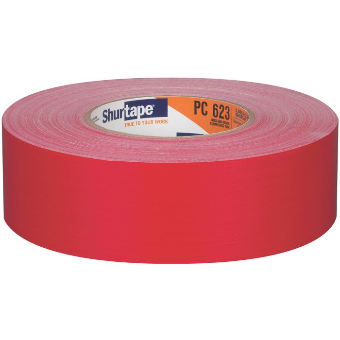 Shurtape PC 623 203230 Nuclear Grade Cloth Duct Tape - Red - 11.5 mils - 48mm x 55m
