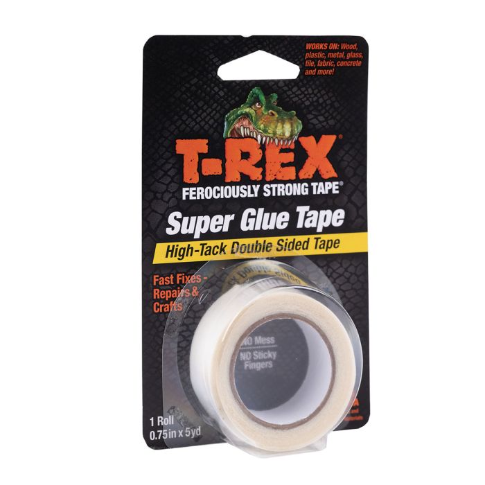 T-Rex PT 145 286853 Double Sided Super Glue Tape - Clear