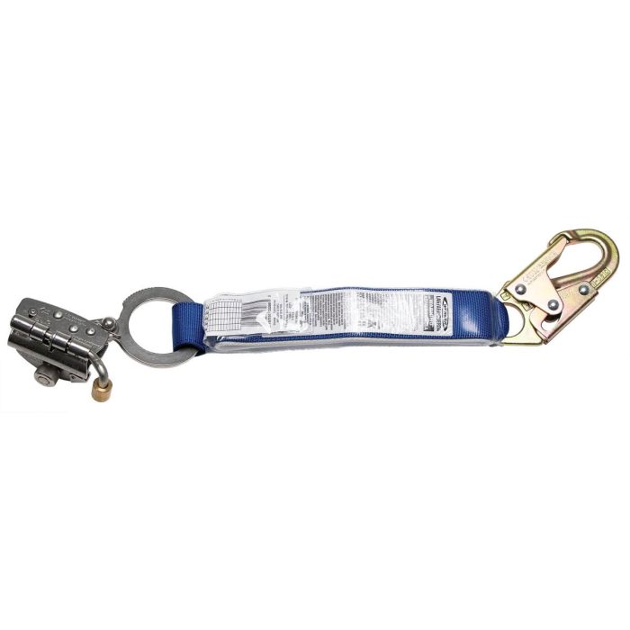 Werner L240002 Stainless Steel Self Trailing Rope Grab w/Shock Pack