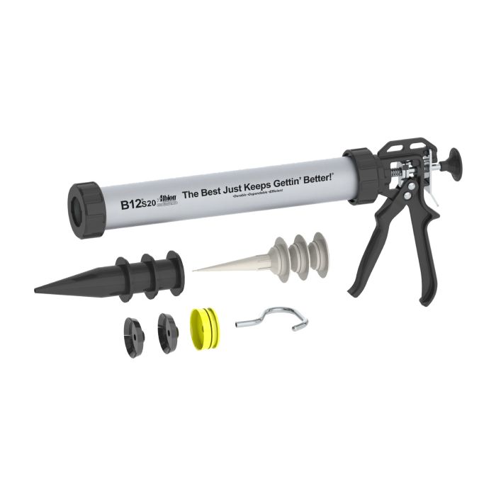 Albion B12S20 20oz B-Line Manual Sausage Gun w/ Smooth & Efficient 12:1 Ratio Drive