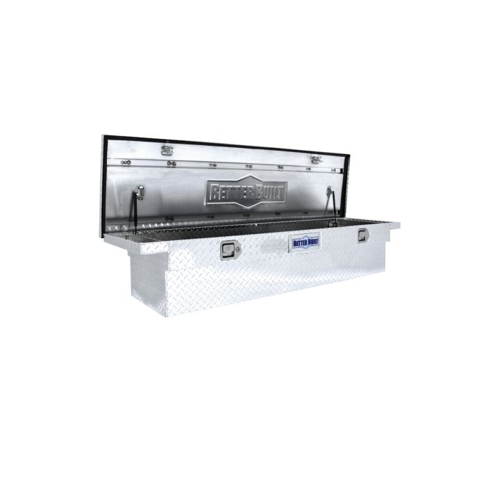 Better Built Crown Aluminum Low Profile Crossover Saddle Truck Box - Silver Finish