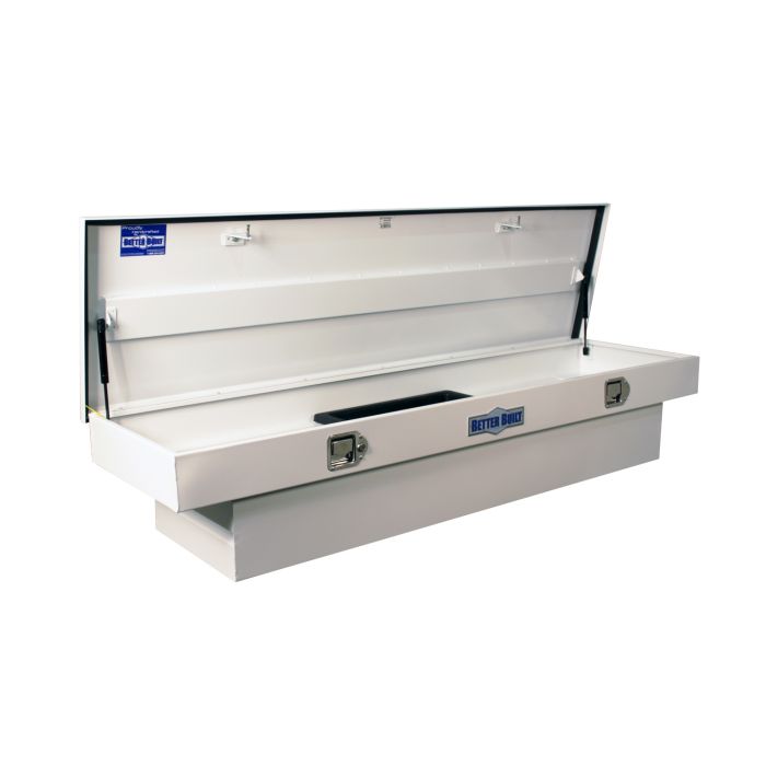 Better Built Crown Steel Crossover Saddle Truck Box - White Finish