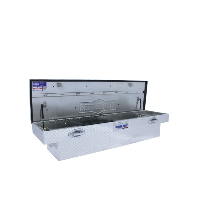 Better Built SEC Aluminum Crossover Saddle Truck Box - Silver Finish