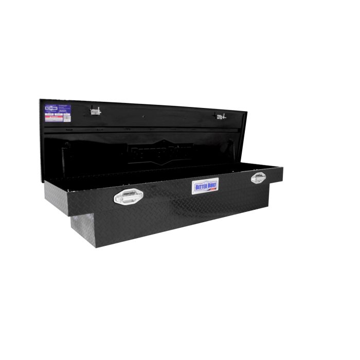 Better Built SEC Aluminum Crossover Saddle Truck Box - Gloss or Matte Black Finish
