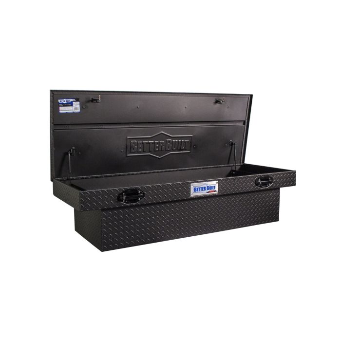 Better Built SEC Aluminum Deep and Wide Crossover Saddle Truck Box - Matte or Gloss Black Finish