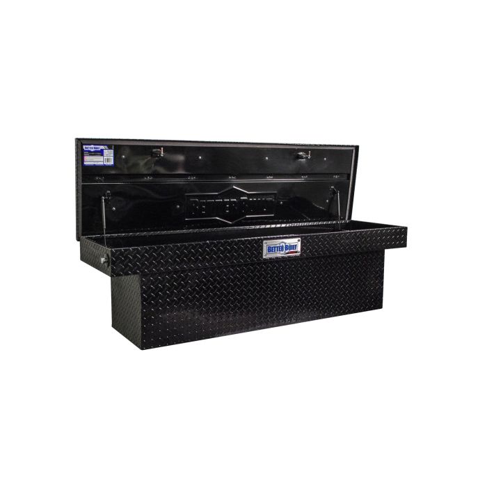 Better Built SEC X2 End Opening Aluminum Deep Crossover Saddle Truck Box - Gloss or Matte Black Finish