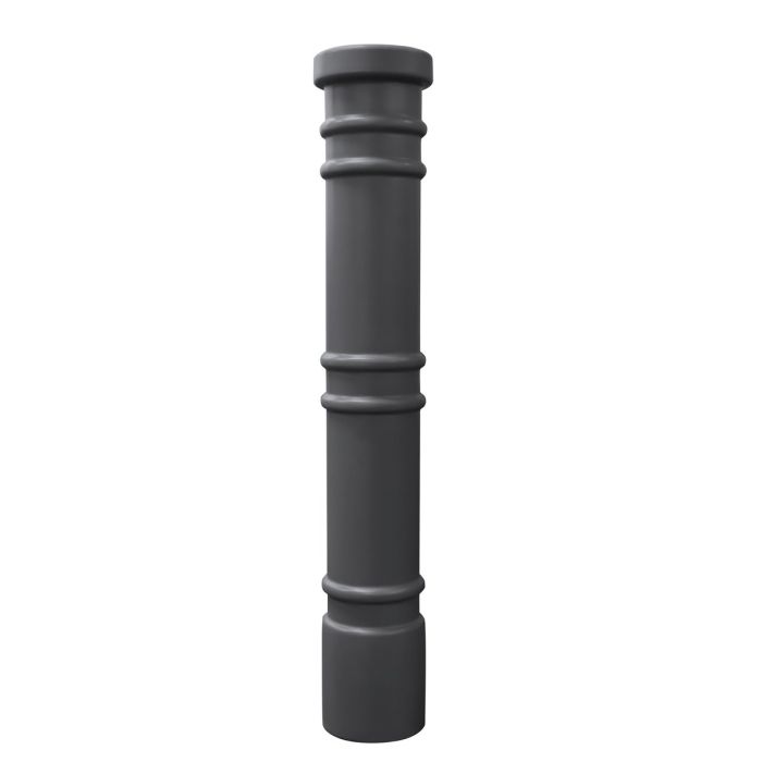 Vestil BPC-DM-GY Gray Metro Style Polyethylene Decorative Bollard Covers - 52
