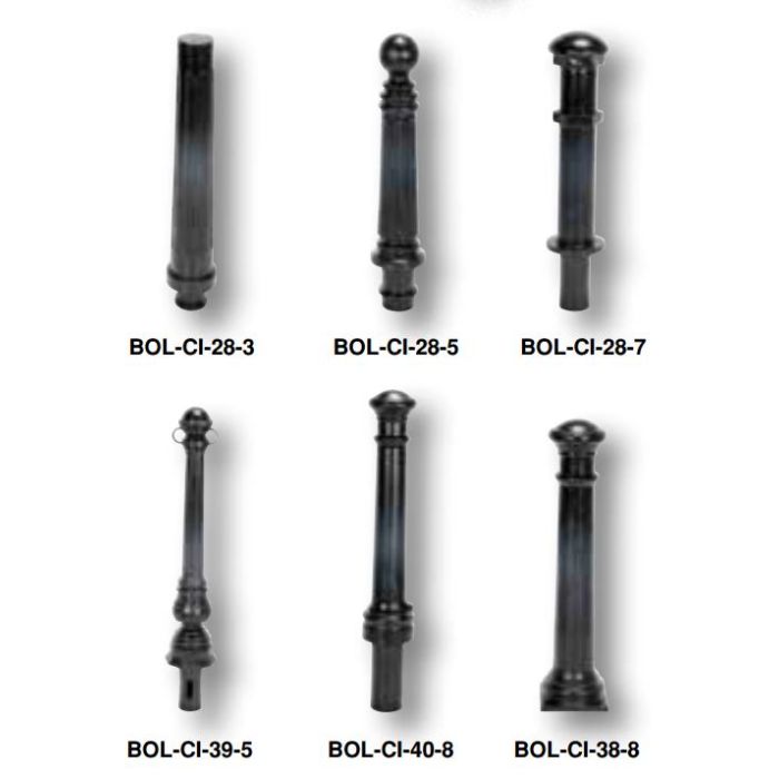 Vestil Cast Iron Decorative Bollards