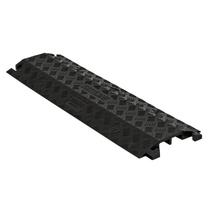 Checkers Safety Group FL2X1.75-B 2-Channel Fastlane® Drop-Over Cable Protector Black