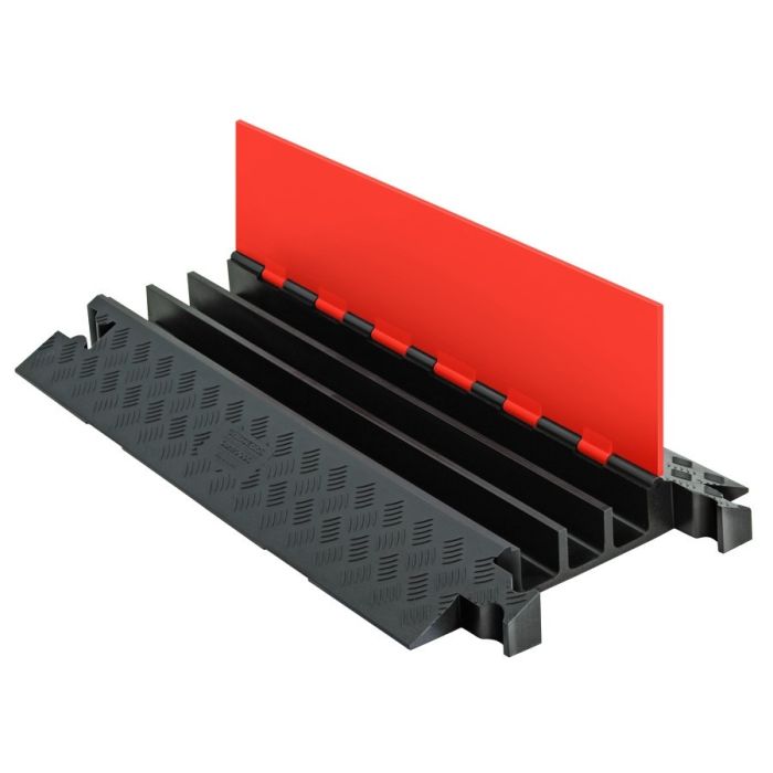 Checkers Safety Group GD3X225-O/B 3-Channel General-Purpose Guard DogĀ® Cable Protector Orange Lid/Black Base