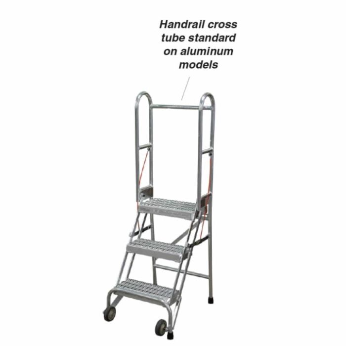 Cotterman Aluminum Stock N Store Rolling Ladders