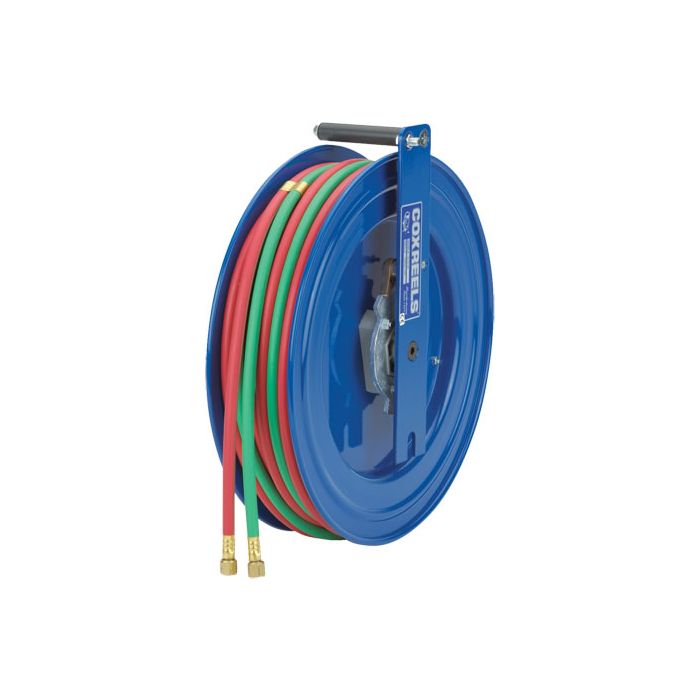 Cox SW Series Dual Fuel Gas Spring Driven Hose Reels with Hoses