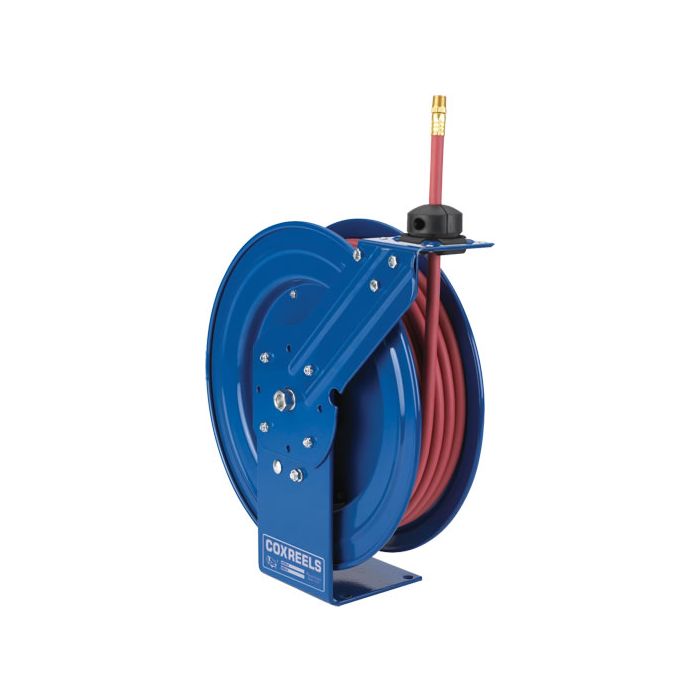 Cox P Series Medium Pressure Spring Driven Hose Reels with Hoses