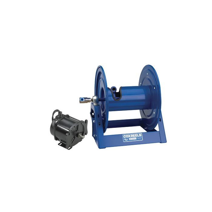 Coxreels High Pressure 1125 Series Motorized Hose Reels with 24V DC 1/2 HP EXP. Explosion Proof Reversible