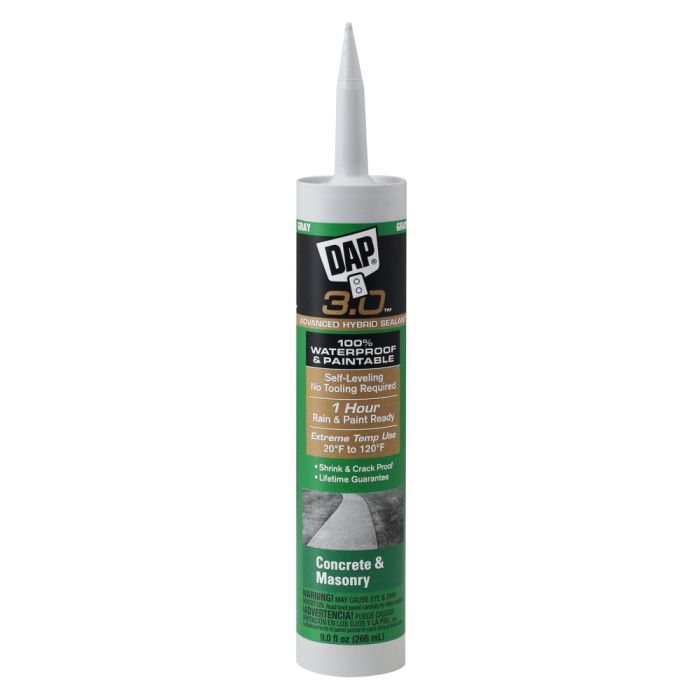 DAP® 3.0™ Self-Leveling Concrete & Masonry Sealant