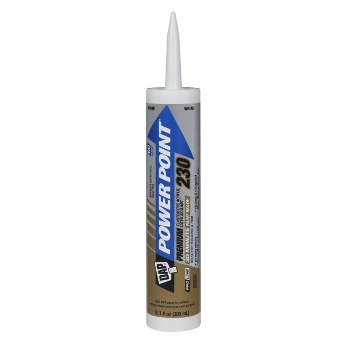 DAP® POWER POINT® 230 Advanced Elastomeric Acrylic Latex Sealant