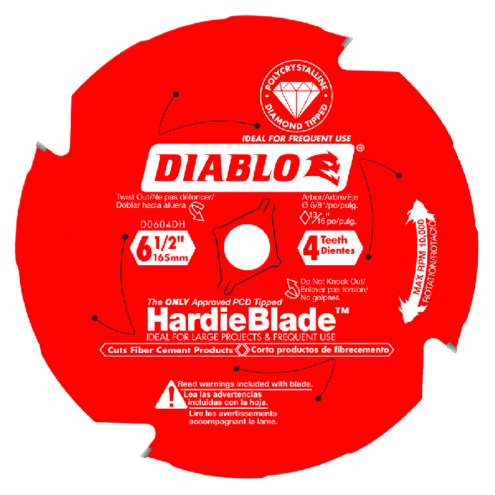 Diablo D0604DHA HardieBlade 6-1/2