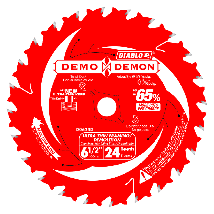 Diablo D0624DA Demo Demon 6-1/2