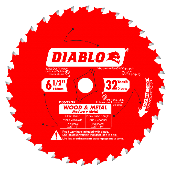 Diablo D0632GPA 6-1/2