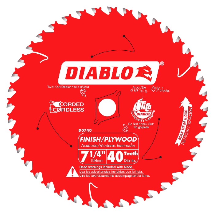 Diablo D0740A 7-1/4
