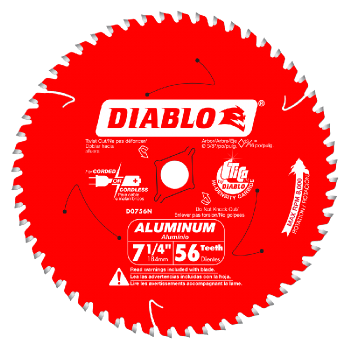 Diablo D0756NA 7-1/4