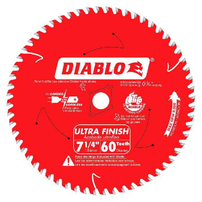 Diablo D0760A 7-1/4