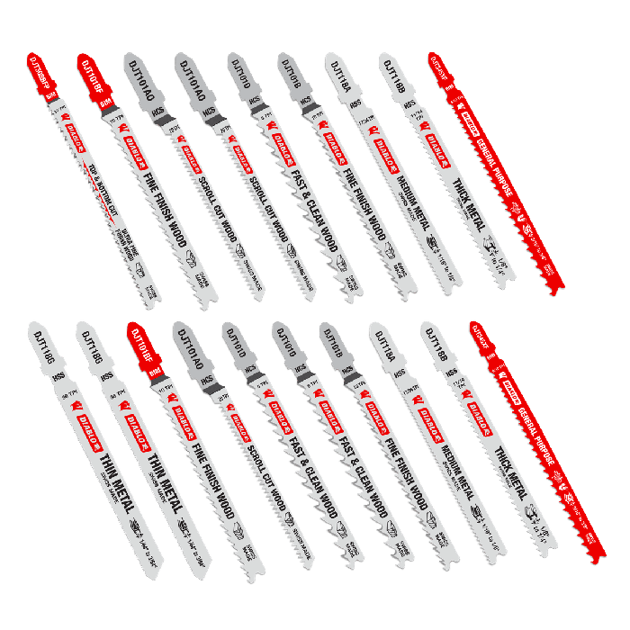 Diablo Jig Saw Blade Set for Wood