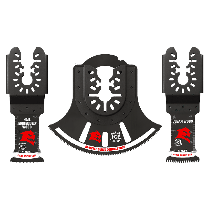 Diablo DOU3BS 3 pc Universal Fit Bi-Metal Oscillating Blade Set