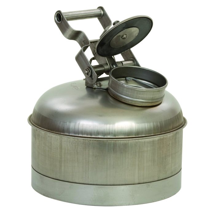 Justrite 1323 - 2.5 Gallon Stainless Steel Disposal Safety Can