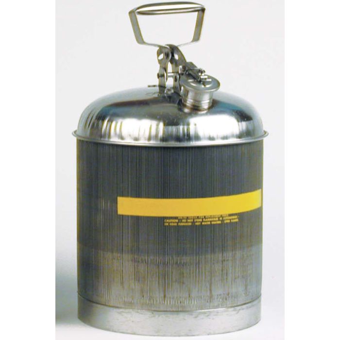 Eagle Manufacturing 1315 - 5 Gallon Stainless Steel Type I Stainless Steel Safety Can