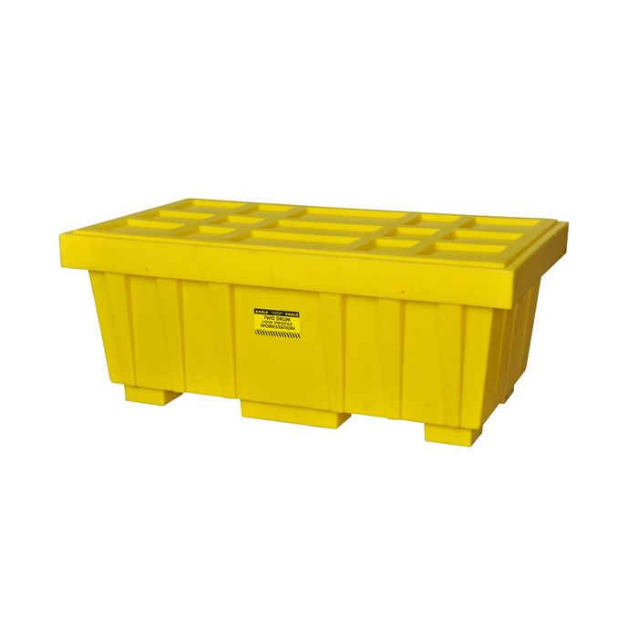 Eagle Manufacturing 1624K-EAGLE - Yellow 110 Gallon Spill Kit Box with Lid - 60