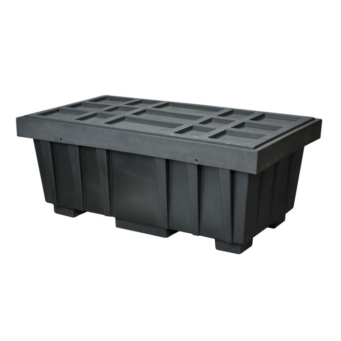 Eagle Manufacturing 1624KB-EAGLE - Black 110 Gallon Spill Kit Boxes with Lid - 60