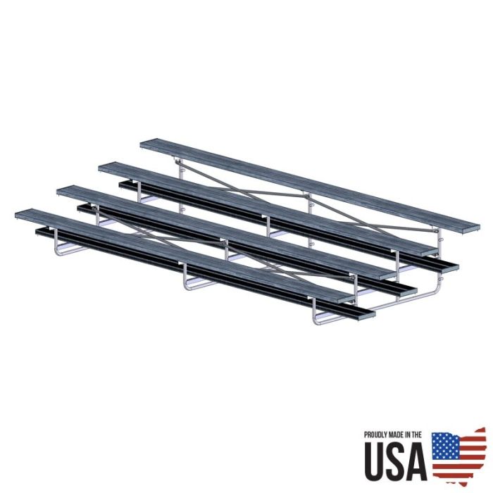 Granite Industries 90494 Signature Series Bleacher Package 4 Rows 15 ft