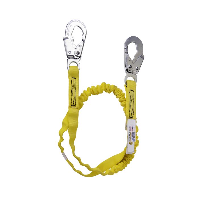 Guardian 11260 6' Single Leg SurfaceTech Internal Shock Lanyard with Snaphooks