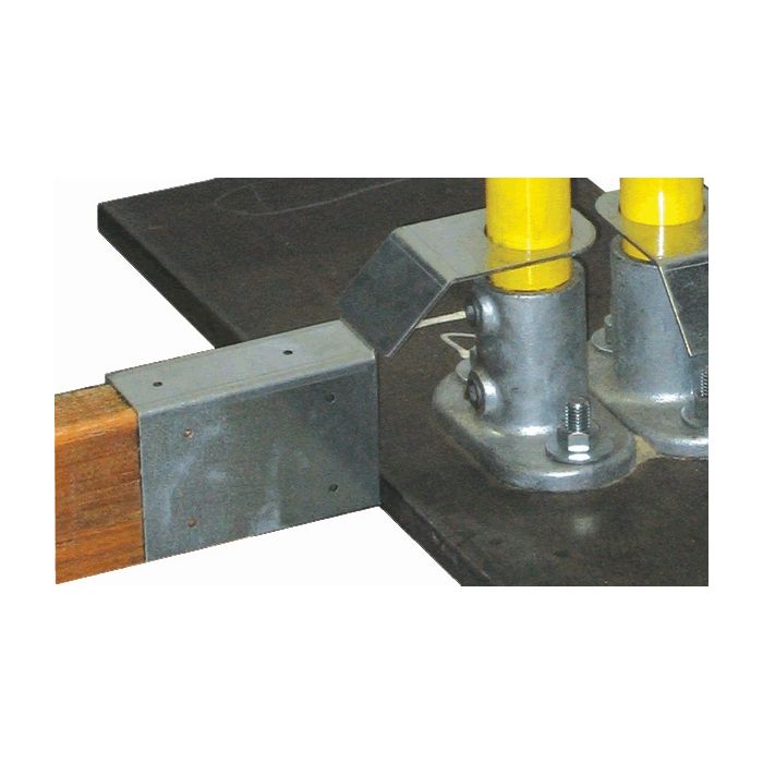 Guardian 15184 Toeboard Attachment for Baseplate 15180-G for G-Rail Guardrail Systems
