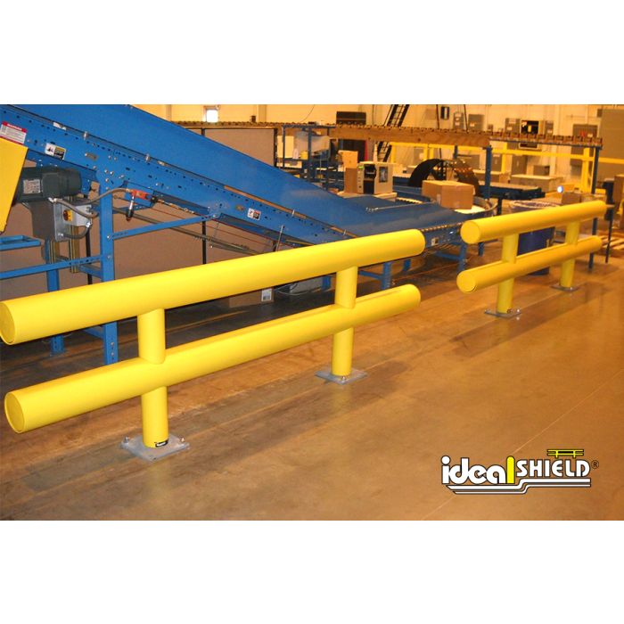 Ideal Shield Tall Boy Single Crossbar Heavy Duty Surface Mount Guard Rails