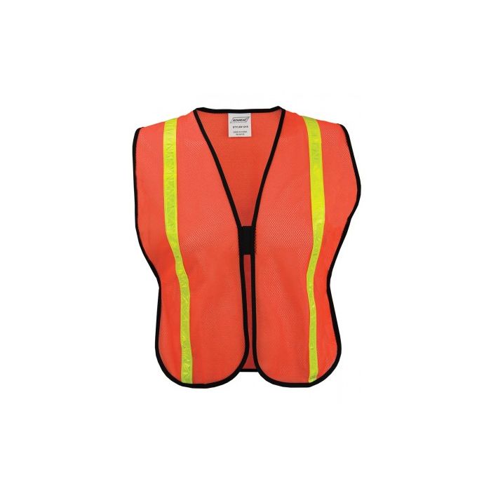 IronWear 1215 Orange Economy Polyester Mesh Vest with 1