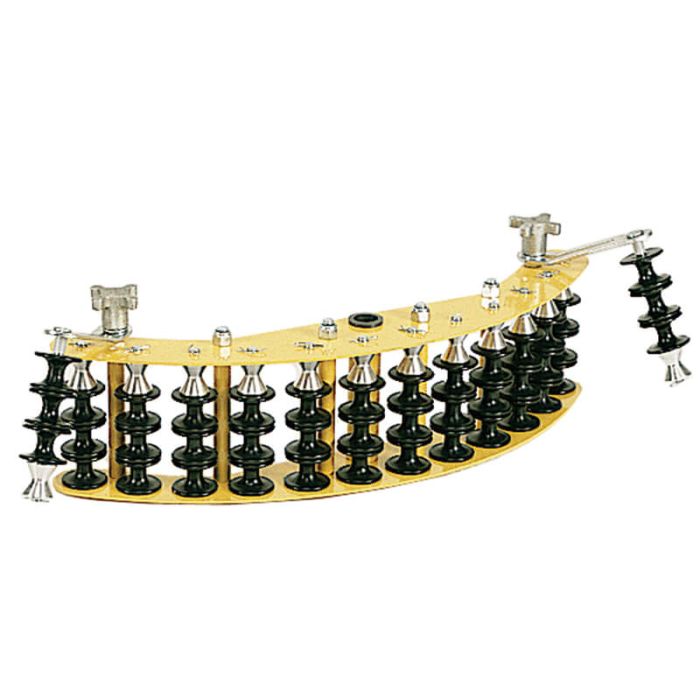 Jameson 80-594-A 90 Degree Quad Corner Block with Aluminum Roller