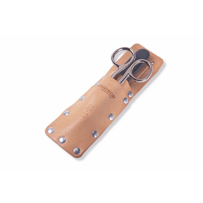 Jameson 32-22NS Kit: Slotted Leather Pouch, Knife & Scissors