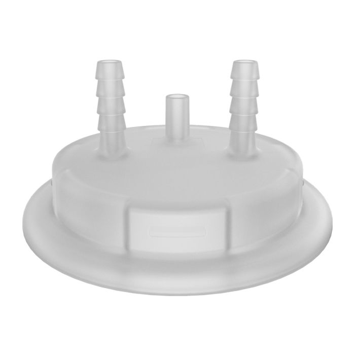 Justrite 12875 83mm Carboy Cap Adapter with Two 1/4