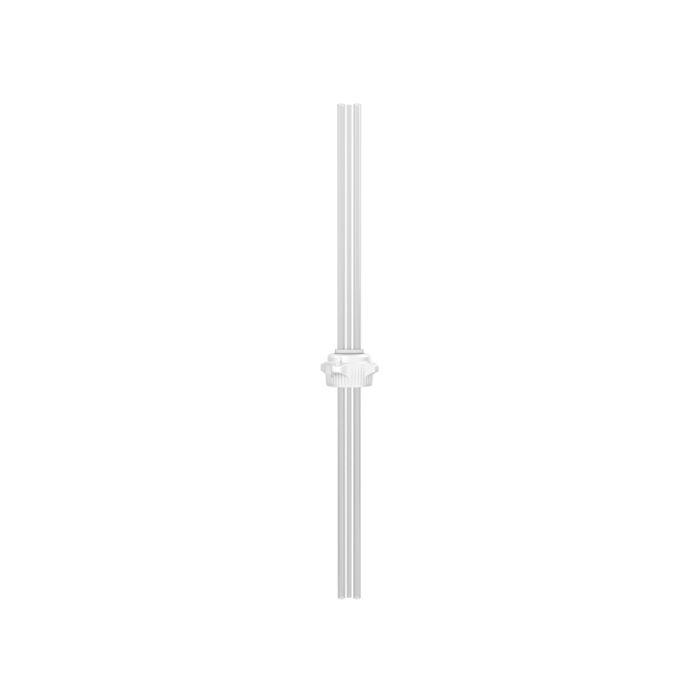 Justrite 12893 53mm Carboy Cap with Open Top and Two 1/4