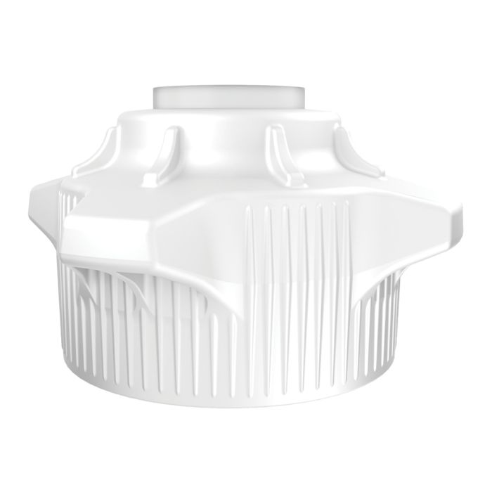 Justrite 12897 120mm Carboy Cap with Open Top and Closed adapter